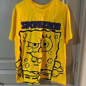 Nickelodeon Spongebob Squarepants T-shirt Yellow L Patrick Squidward Sandy Gary